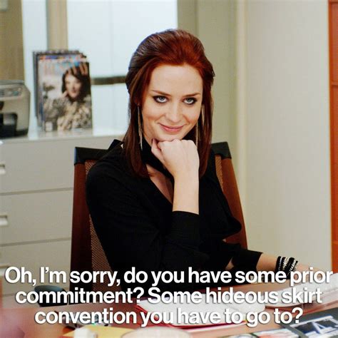 emily blunt devil wears prada quotes|the devil wears prada message.